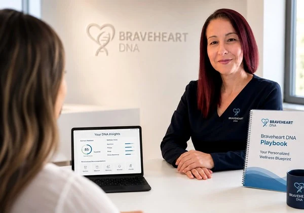 Braveheart DNA personalised health consultation with Dr. Evette Elia