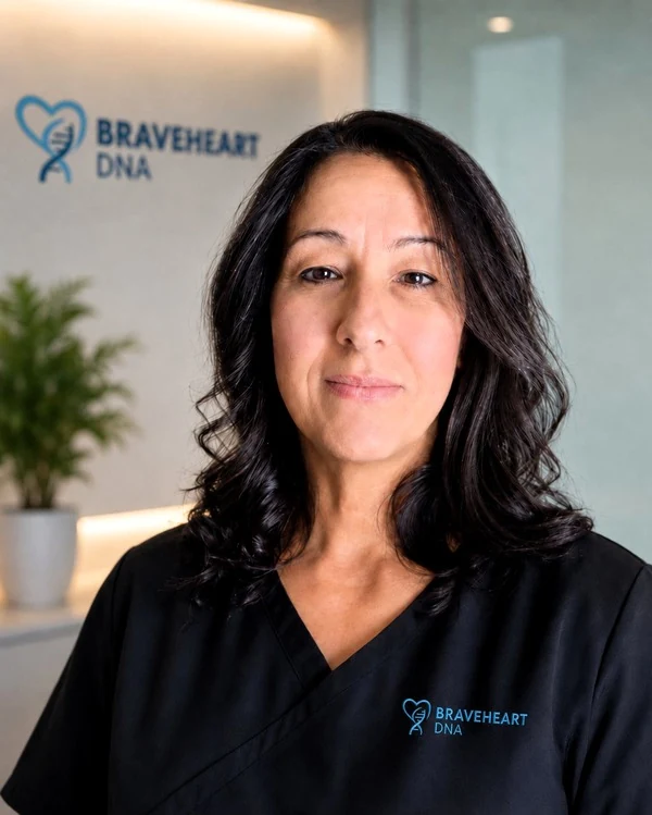 Dr. Evette Elia, Certified Functional Genomics Practitioner and founder of Braveheart DNA
